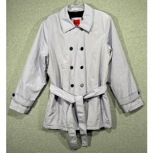 Esprit‎ Trench Coat Double Breasted Belted Outerwear Jacket XL XXL